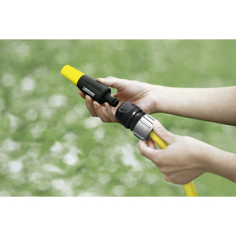 Універсальний конектор з аквастопом Karcher Premium (1/2