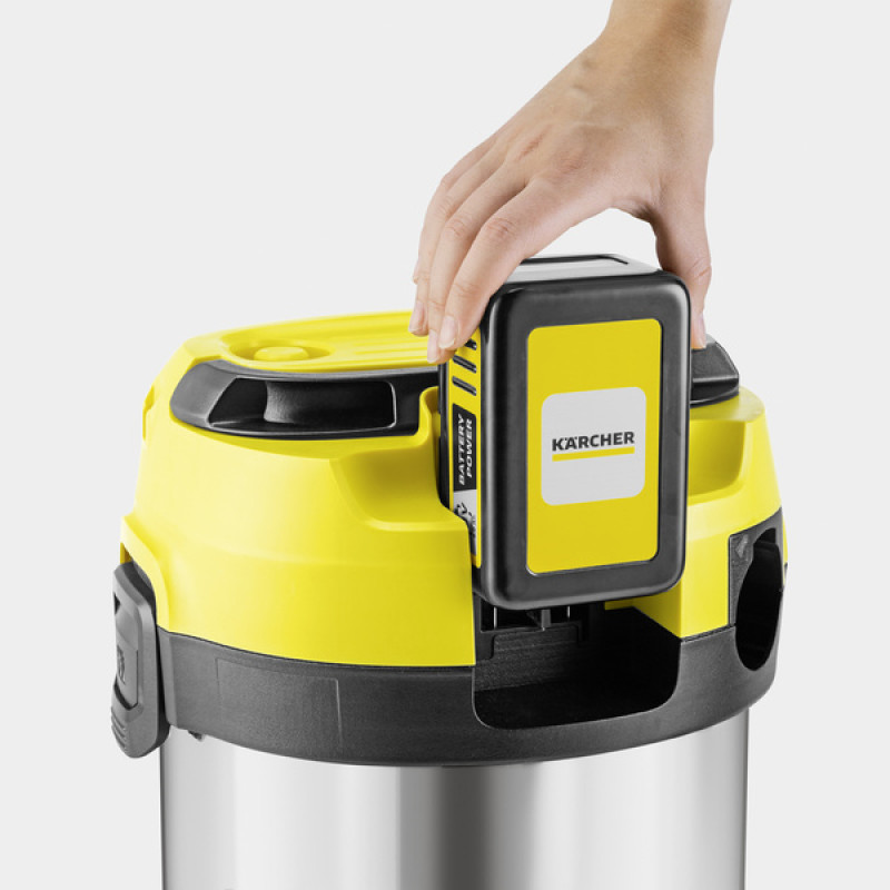 Акумуляторний пилосос Karcher WD 3-18 S (каркас) 1.628-575.0