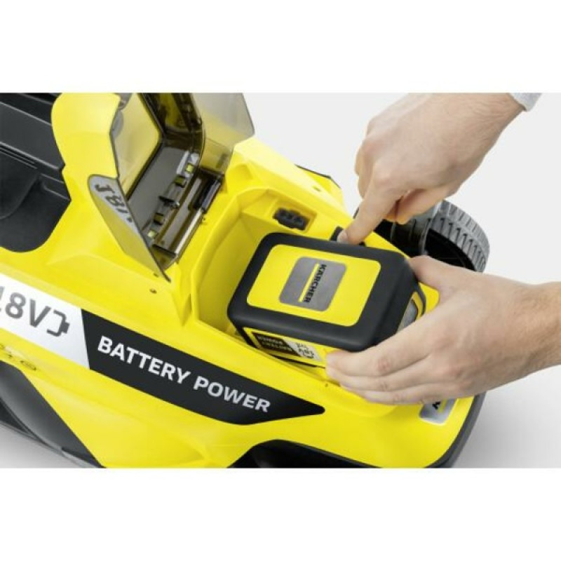 Газонокосарка акумуляторна Karcher LMO 18-33 + тример LTR 18-25 + зарядний комплект