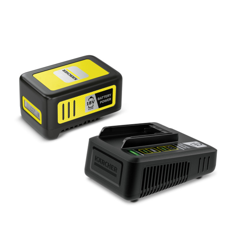 Газонокосарка акумуляторна Karcher LMO 18-33 + тример LTR 18-25 + зарядний комплект