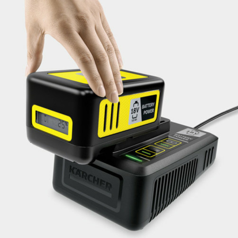 Газонокосарка акумуляторна Karcher LMO 18-33 + тример LTR 18-25 + зарядний комплект