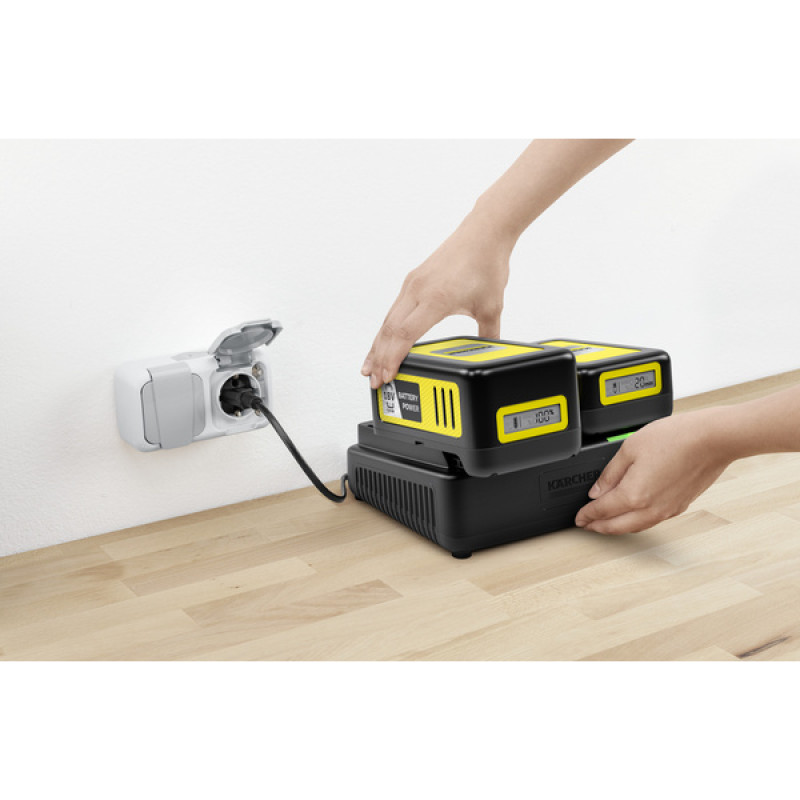 Зарядний пристрій Karcher Dual Battery Power 18 В