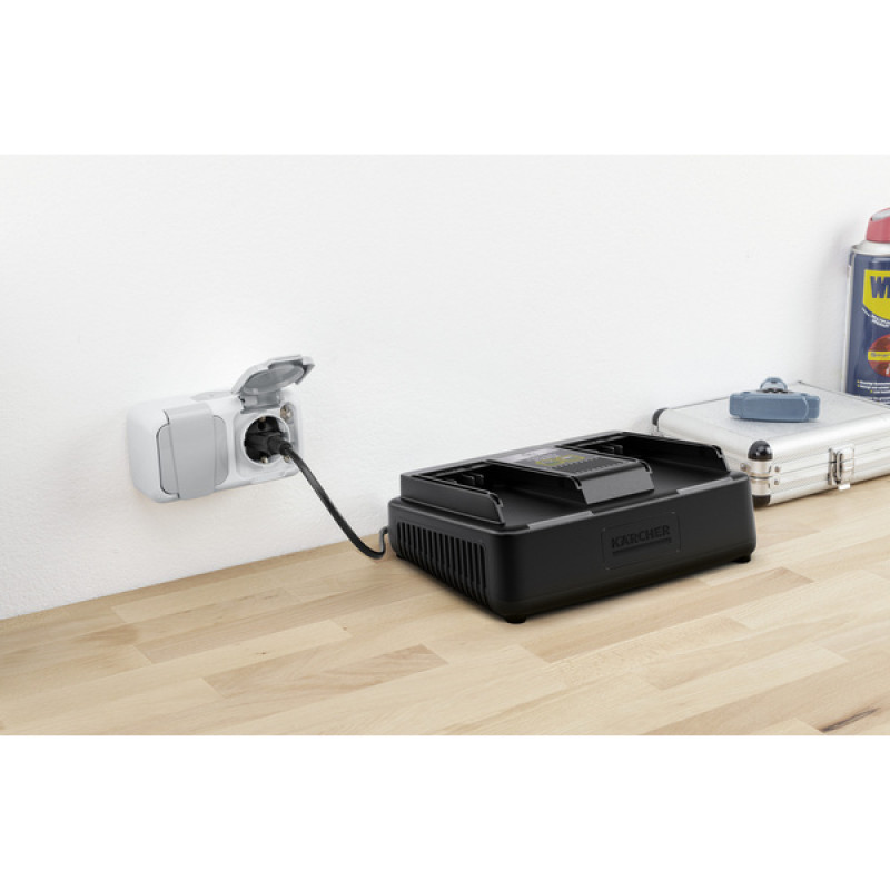 Зарядний пристрій Karcher Dual Battery Power 18 В