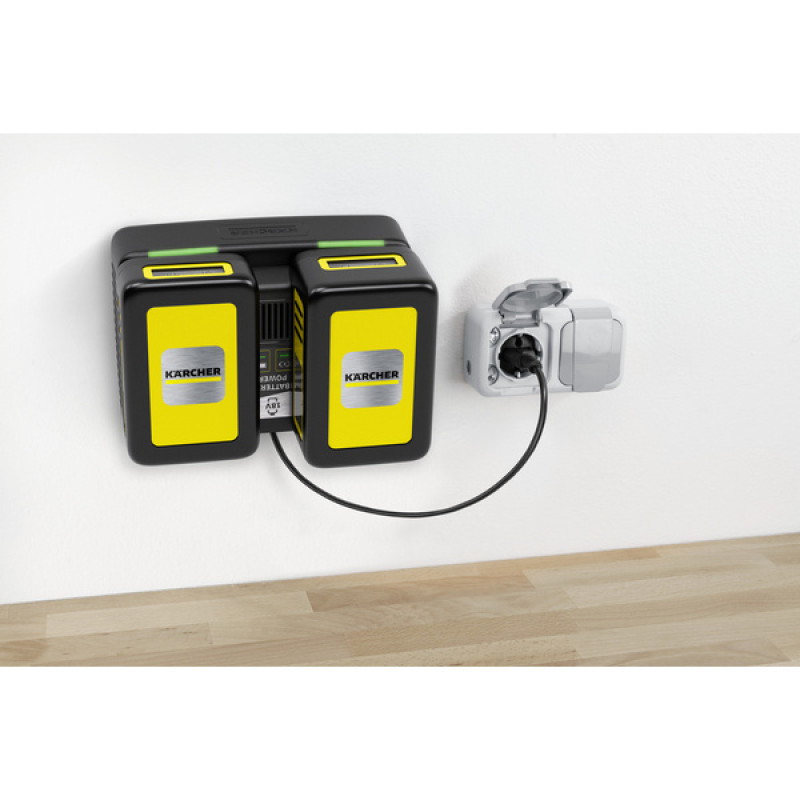 Зарядний пристрій Karcher Dual Battery Power 18 В