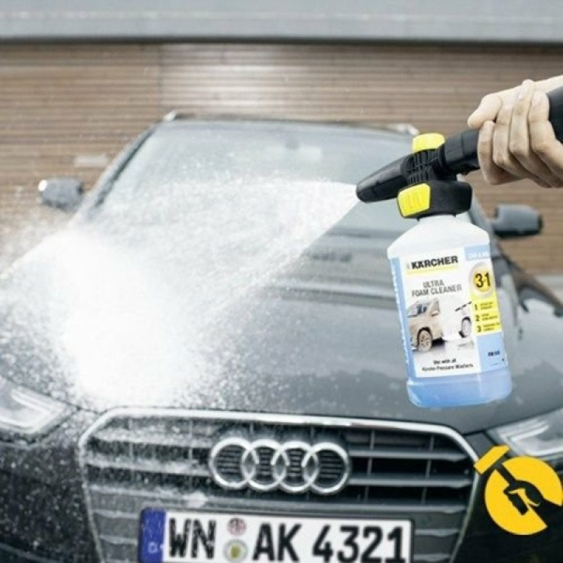 Комплект пінна насадка + Ultra Foam Cleaner 1 л Karcher 2.643-143.0